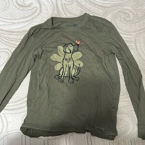 Life is Good dog shirt